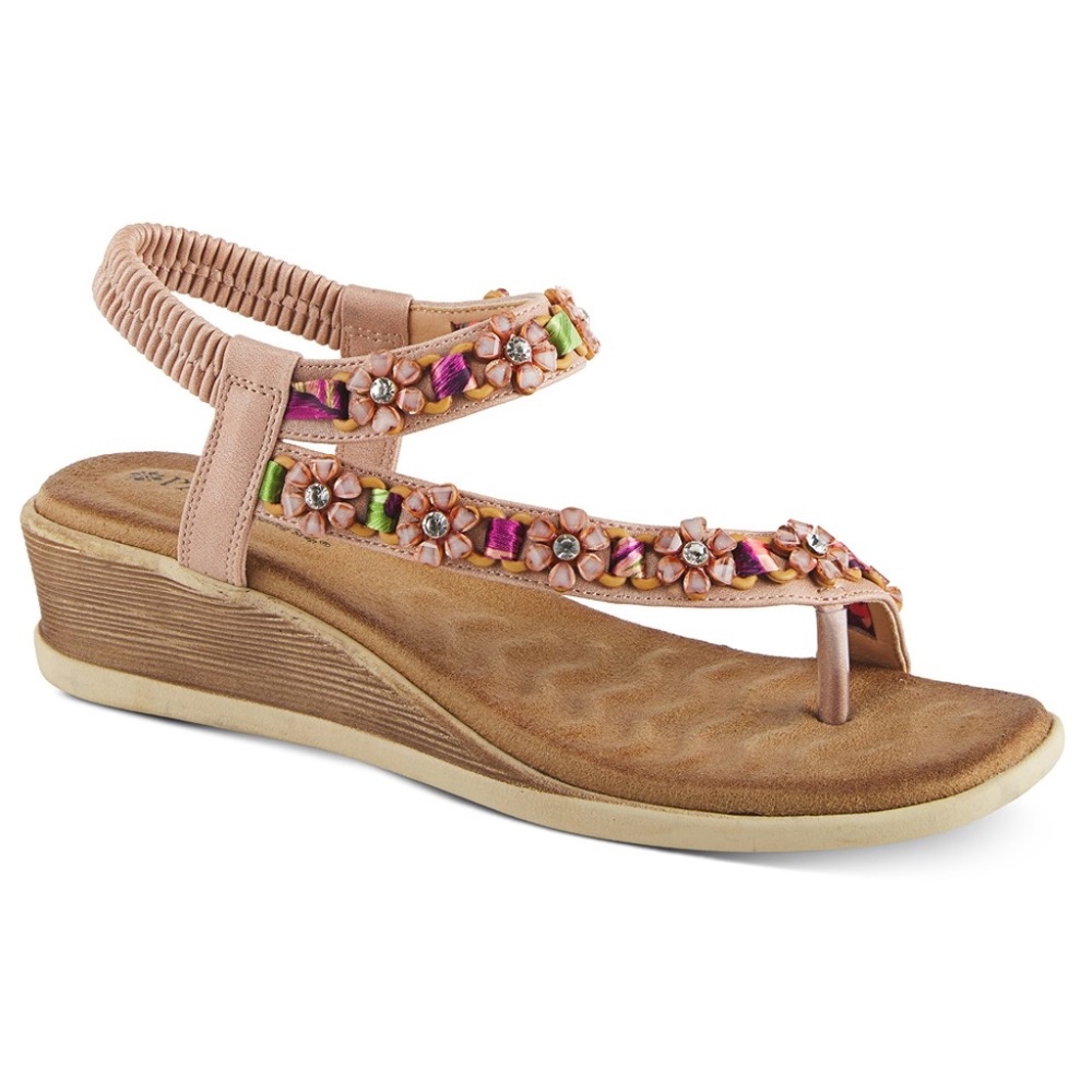 Spring Step Jeweled sandal